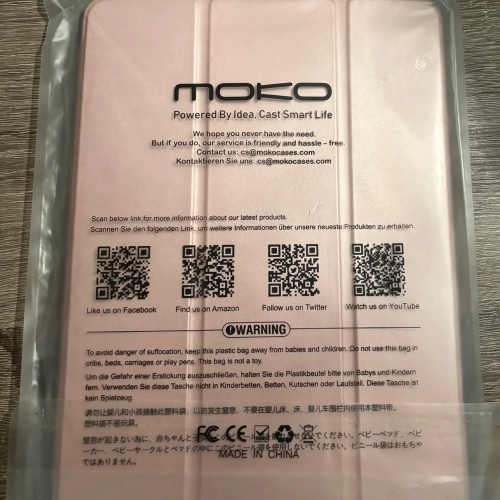 IPAD Case 10.8/ Never Used/ Rose Gold
